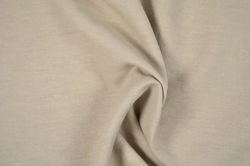 Leinen Uni beige