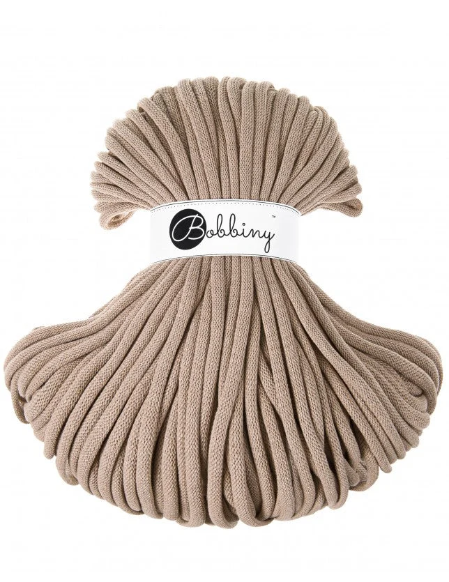 Bobbiny Flechtkordel, 9 mm, sand