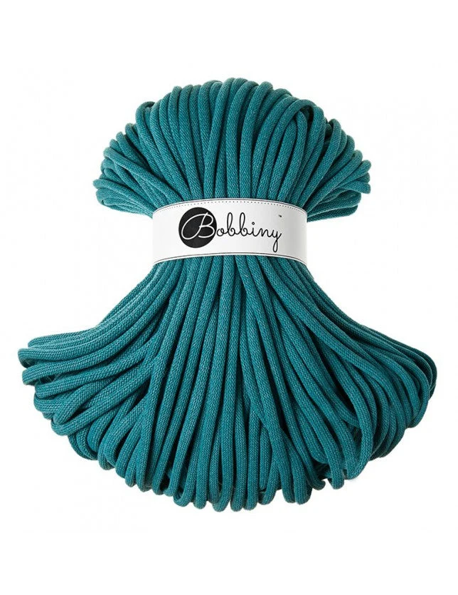 Bobbiny Flechtkordel, 9 mm, teal