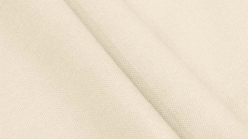 Feste Baumwolle Canvas Uni natur creme