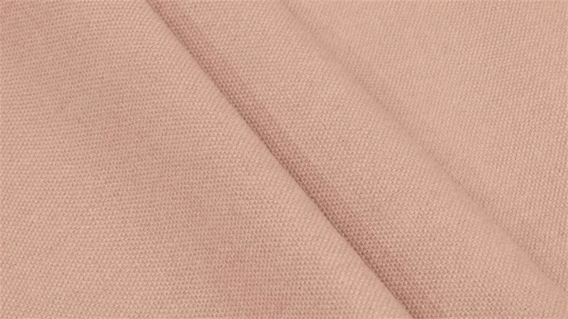 Feste Baumwolle Canvas Uni rosa