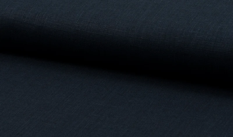 Leinen Uni navyblau