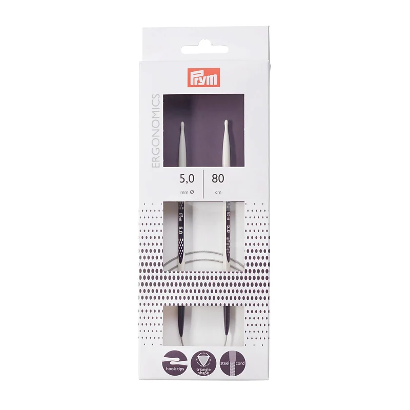 Prym Rundstricknadeln prym.ergonomics 5,0mm 80cm