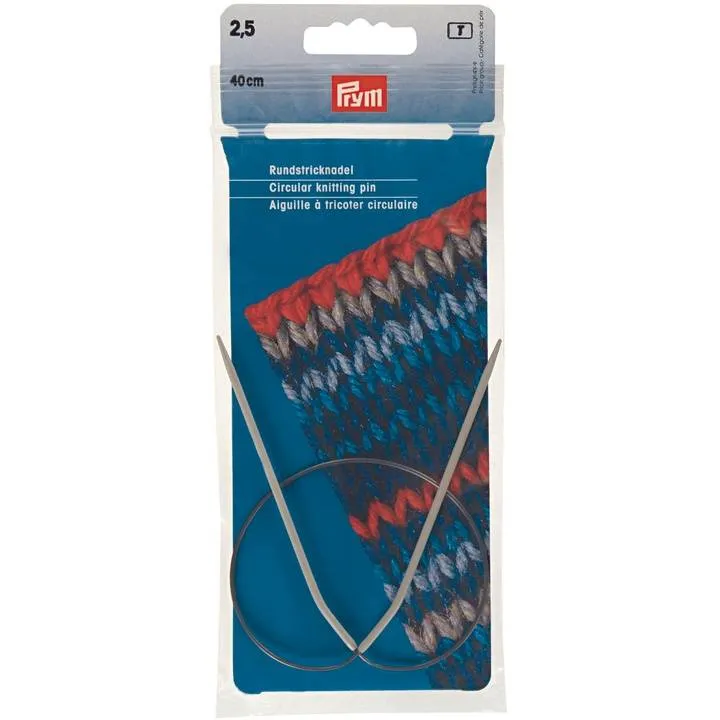 Prym Rundstricknadeln ALU 40cm, 2,50mm