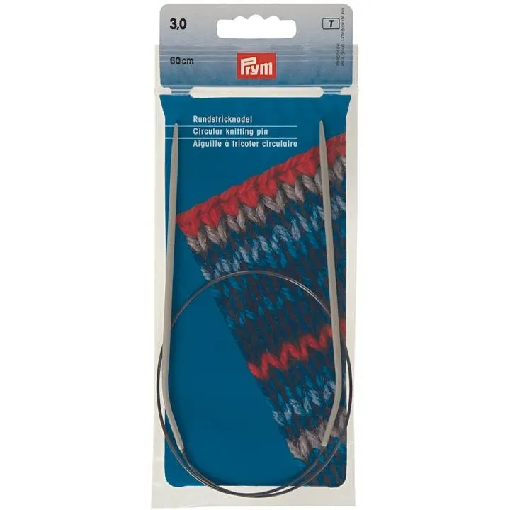 Prym Rundstricknadeln ALU 60cm, 3,00mm