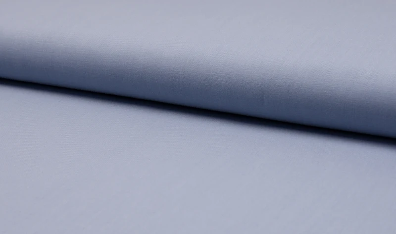 Baumwollstoff Uni rauchblau dusty blue