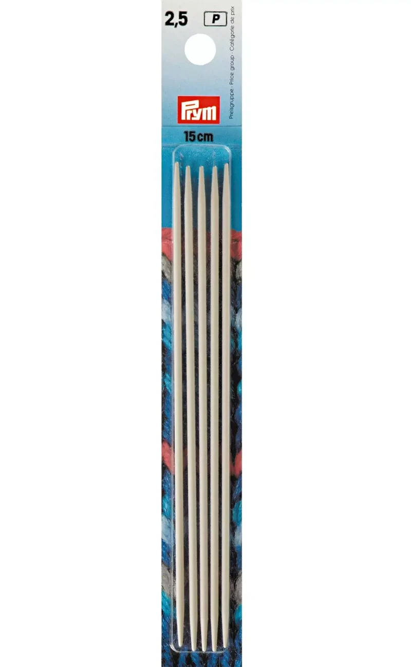 Prym Strumpfstricknadeln Alu 2,50mm 15cm