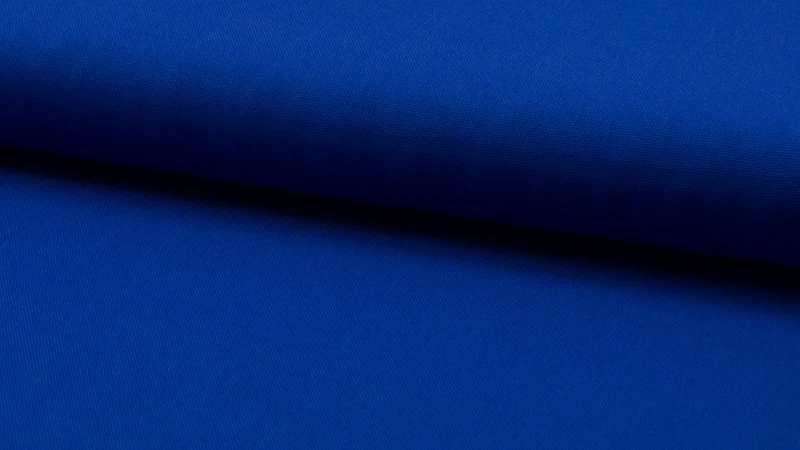 Feste Baumwolle Canvas Uni blau royalblau
