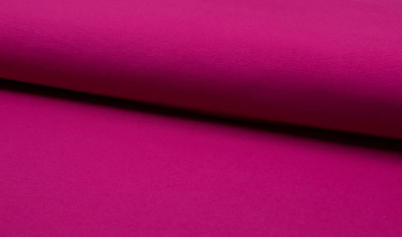 Bio-Sommersweat Uni fuchsia