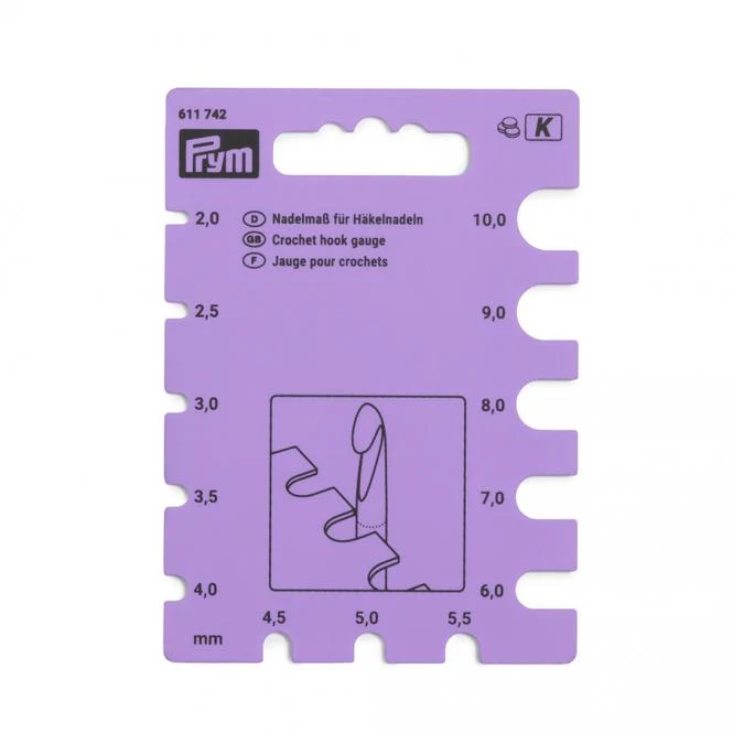 Prym Nadelmaß für Häkelnadeln
