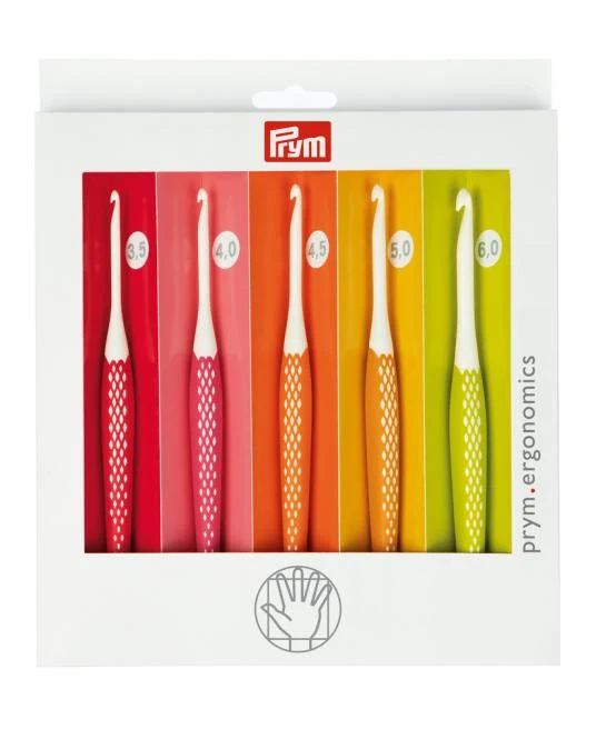 Prym Wollhäkelnadel-Set prym.ergonomics 3,5-6,0mm