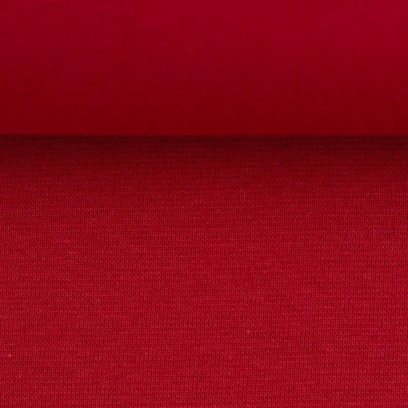 Bündchen Feinstrick Uni burgundy hell