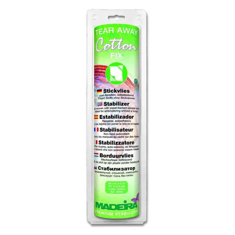 Madeira Cotton Fix selbstklebendes Stickvlies 25cm