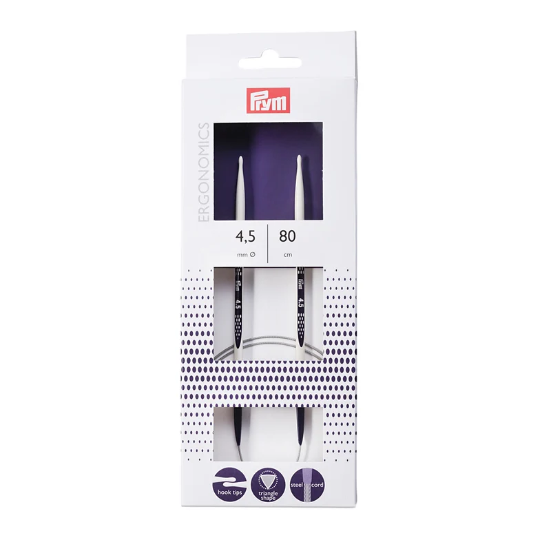 Prym Rundstricknadeln prym.ergonomics 4,5mm 80cm