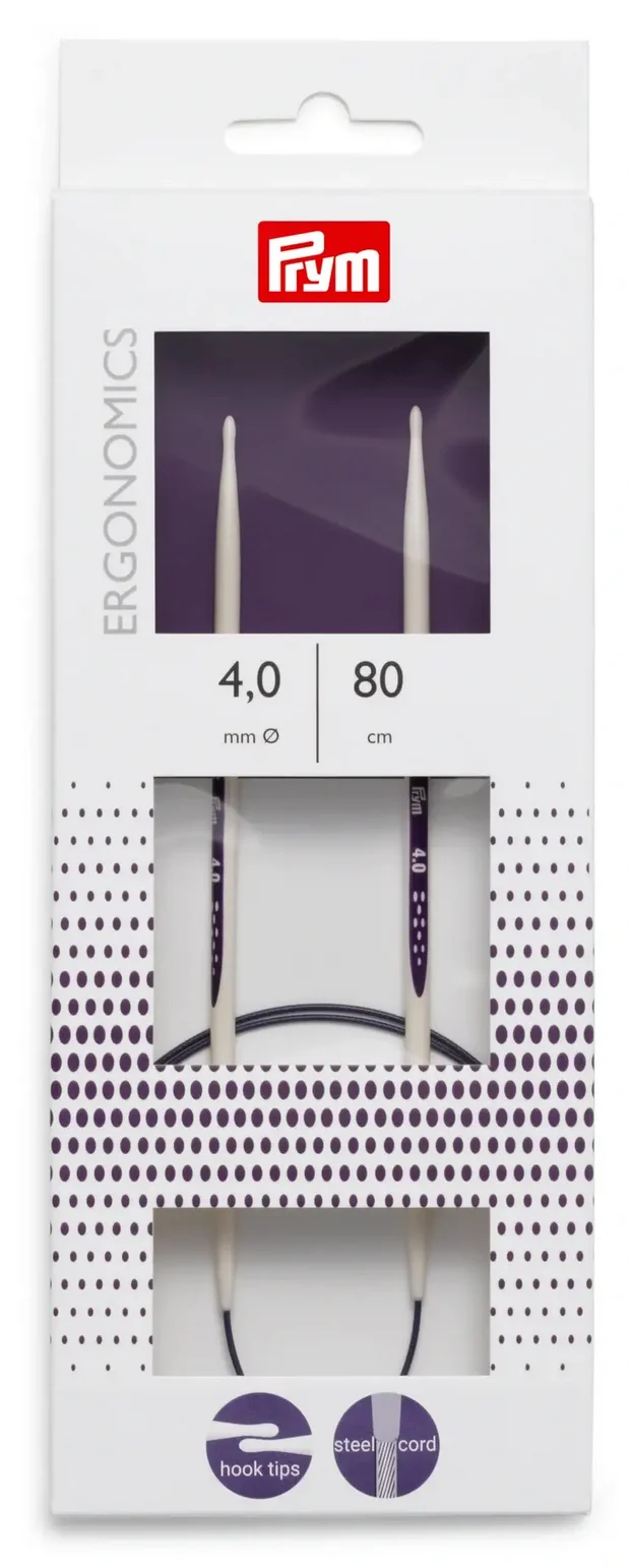Prym Rundstricknadeln prym.ergonomics 4,0mm 80cm