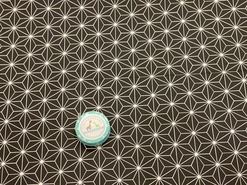 Wasserabweisend geometrische Sterne schwarz