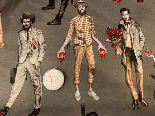 Baumwollstoff Zombie