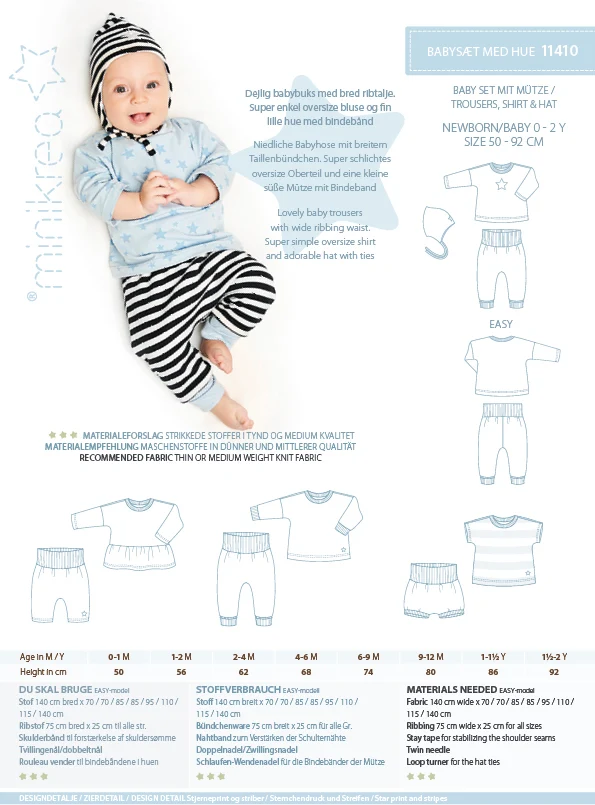 Minikrea - Babyset mit Mütze 11410