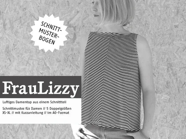 Schnittreif Frau LIZZY- luftiges Damentop