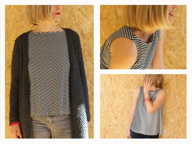 Schnittreif Frau LIZZY- luftiges Damentop