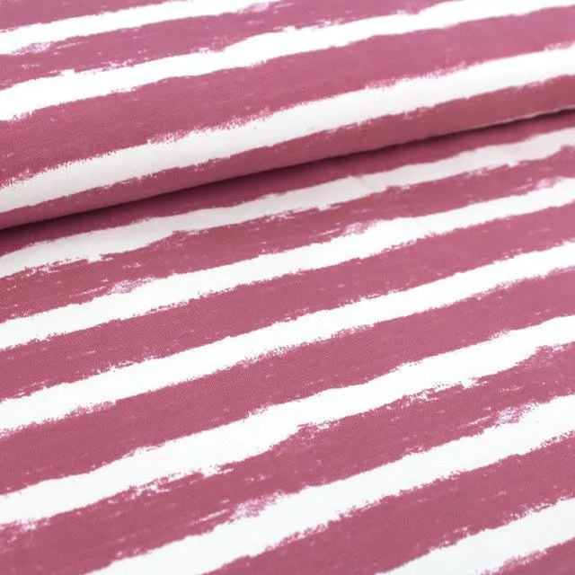 Bio-Sweat Mellow Stripes Streifen altrosa /weiß
