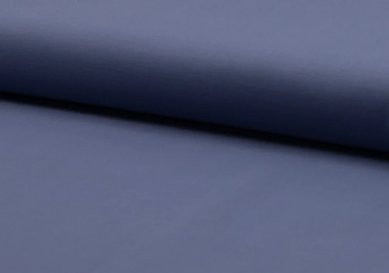 Baumwoll-Voile Uni jeansblau