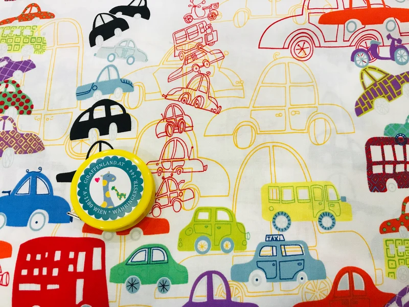 Baumwollstoff Alexander Henry - traffic jam Autos