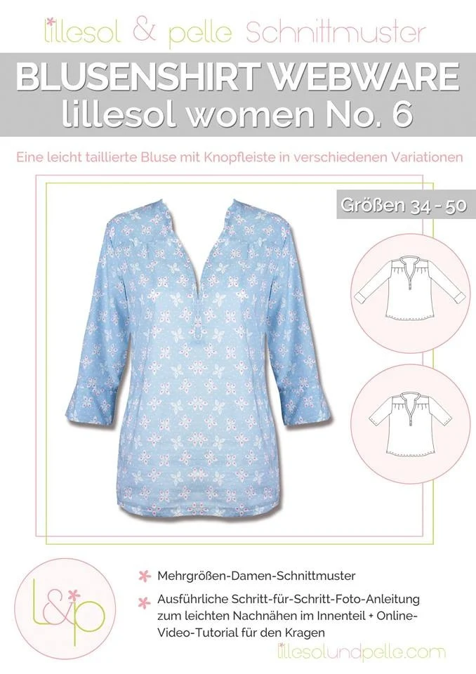 Lillesol - Blusenshirt Webware women No.6