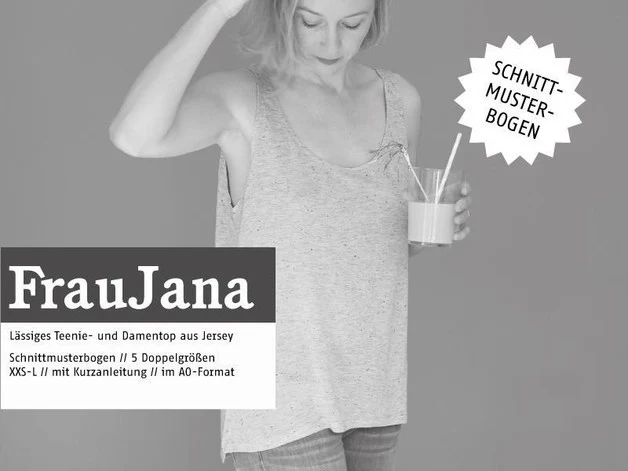 Schnittreif - Frau JANA- lässiges Damentop