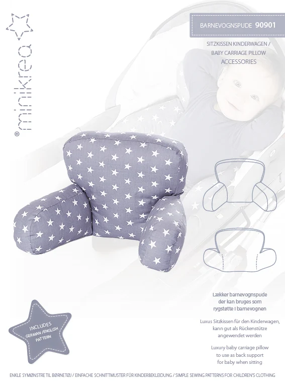 Minikrea - Sitzkissen für Kinderwagen 90901