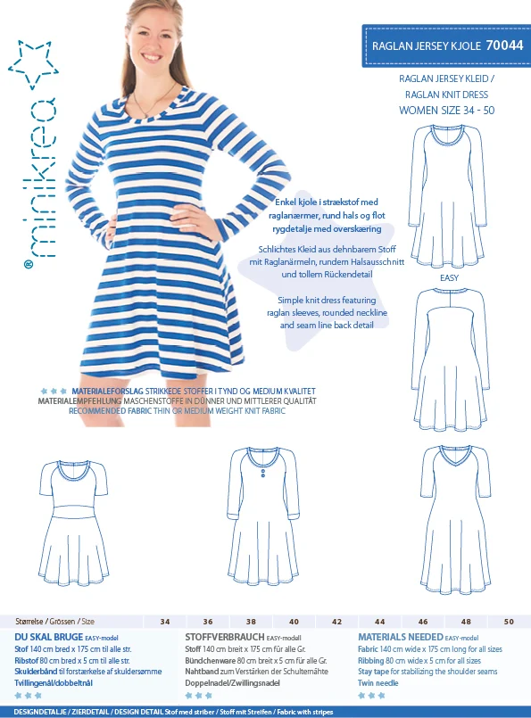 Minikrea - Raglan Kleid 70044