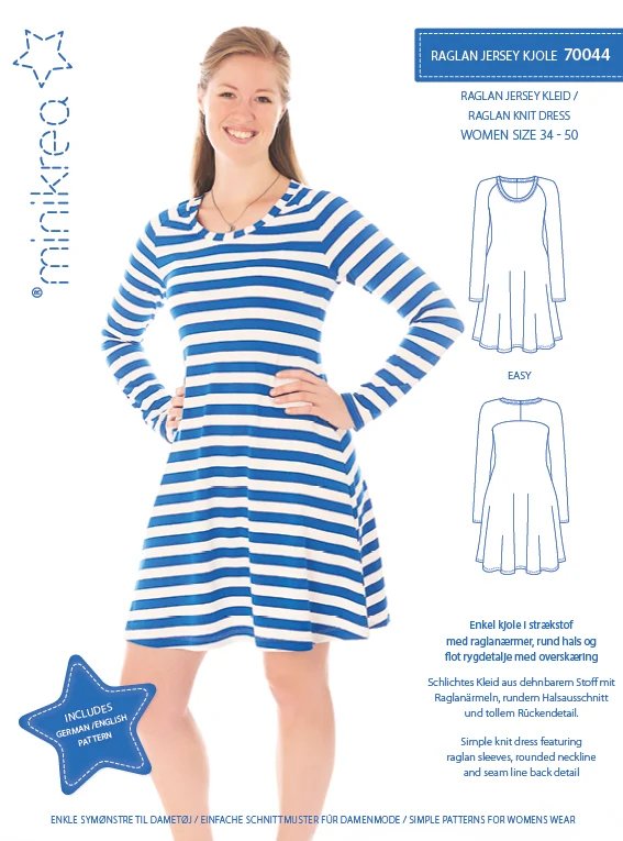 Minikrea - Raglan Kleid 70044
