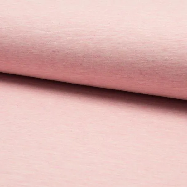 Sweat Uni rosa meliert