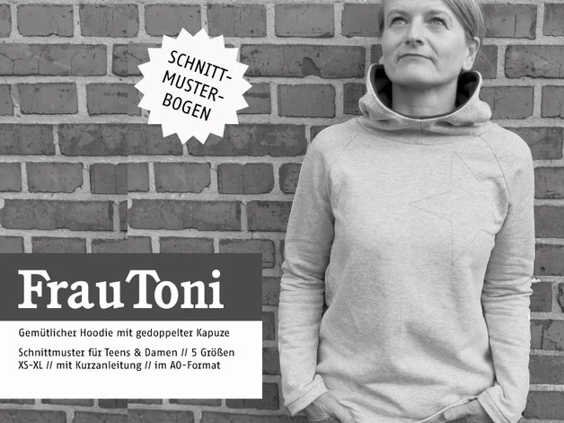 Schnittreif - Frau TONI – Kapuzensweater