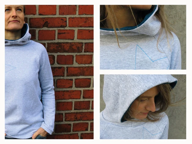 Schnittreif - Frau TONI – Kapuzensweater
