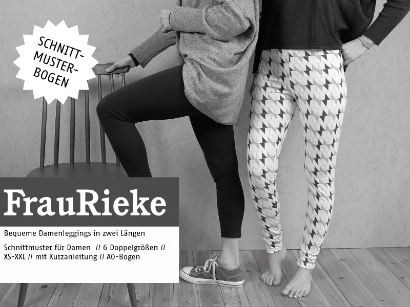 Schnittreif - Frau Rieke - Leggings für Damen