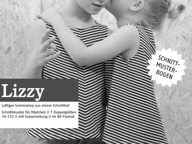 Schnittreif - LIZZY- luftiges Mädchentop