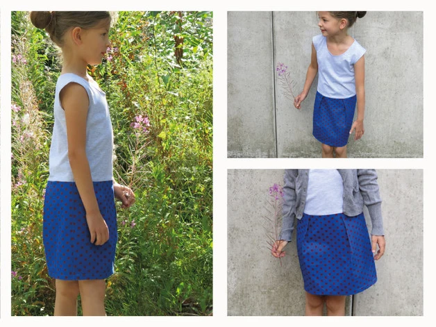 SALE Schnittreif - Sally - Mädchenkleid