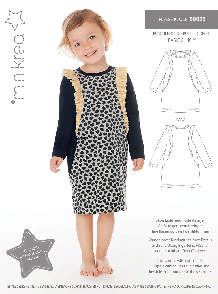 Minikrea - Kleid mit Rüschen 50025