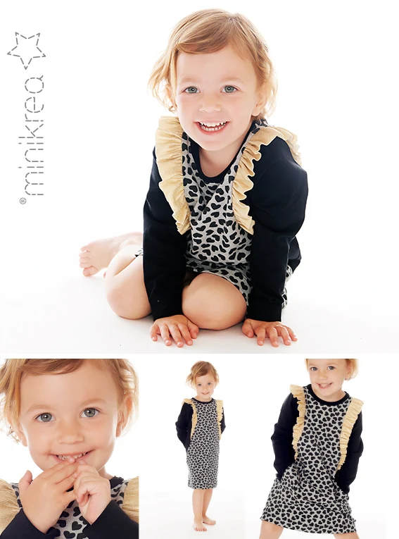 Minikrea - Kleid mit Rüschen 50025