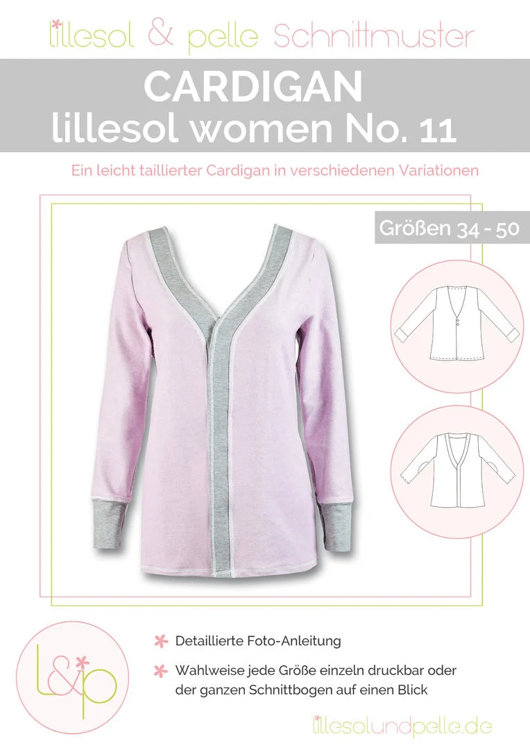 Lillesol - Cardigan women No.11