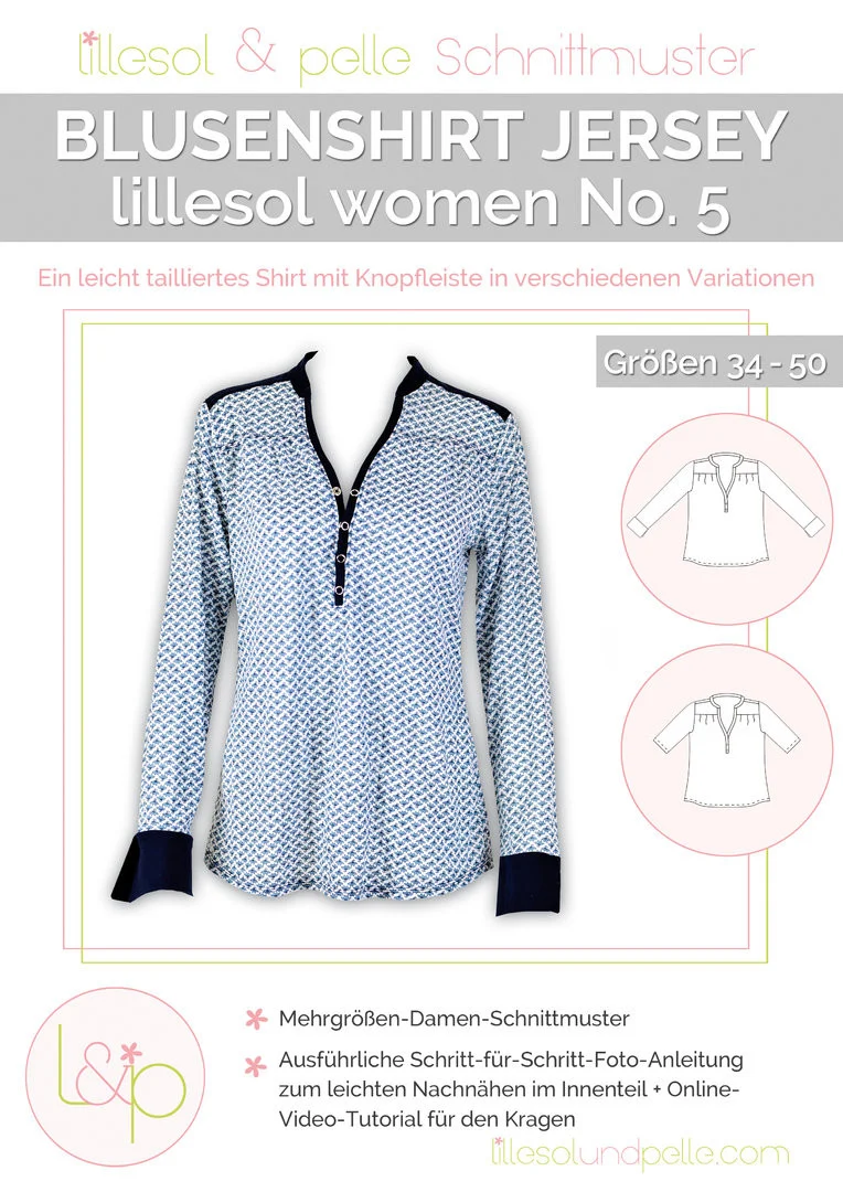 Lillesol - Blusenshirt Jersey women No.5