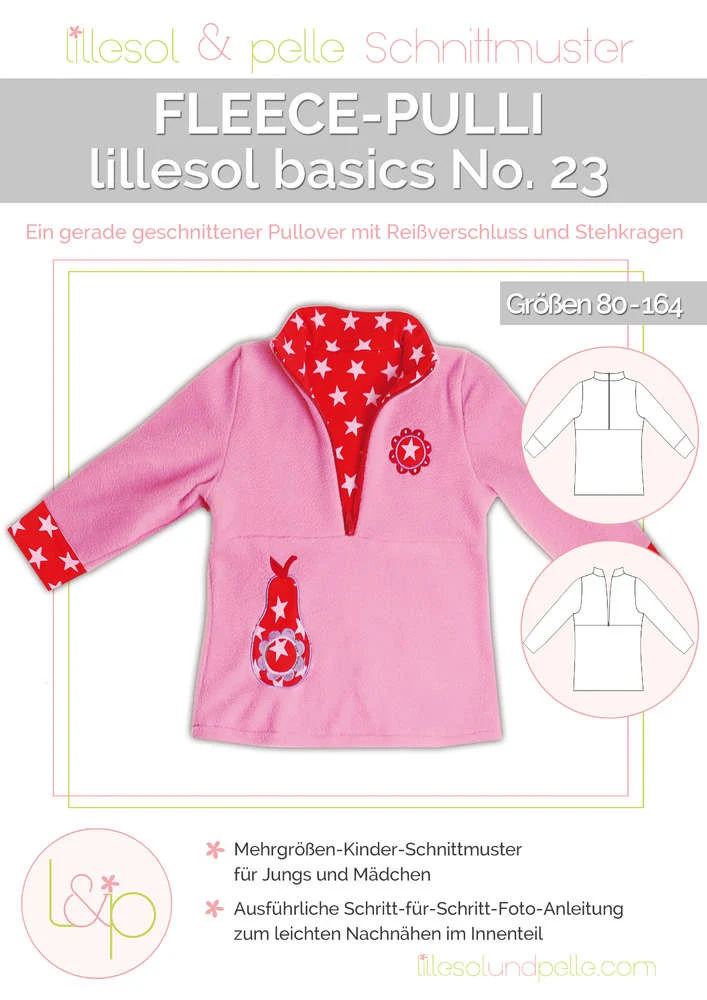 Lillesol - Fleece-Pulli basics No.23